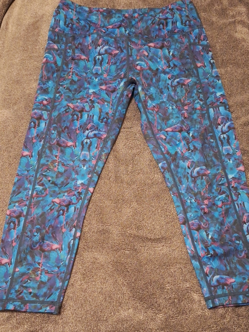 Constantly Varied Gear Blue and Purple Abstract Print Leggings
